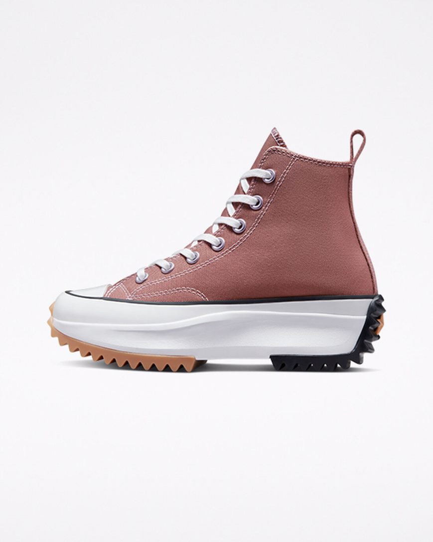 Women's Converse Run Star Hike Seasonal Color High Top Platform Shoes Pink / Black / White | AU 8495EJ